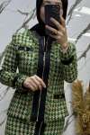 Gazella twit ceket  Yeşil