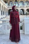 3 lü takım  Bordo
