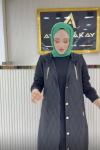 Ayşe Akay kapitone yelek  Siyah