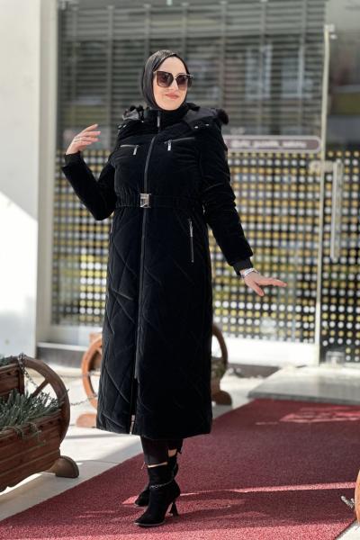 DOQUE ANORAK KABAN KOL RİBANALI GÖĞÜS 2cepli Siyah