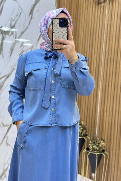 ESSE TENSEL ETEKLİ TAKIM  kot