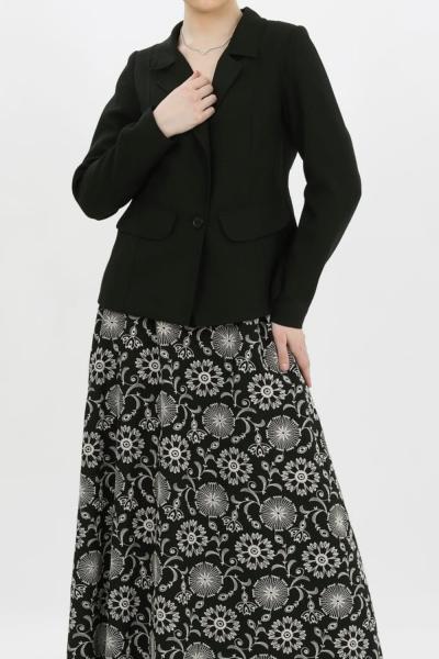 Gazella ceketli takım Siyah