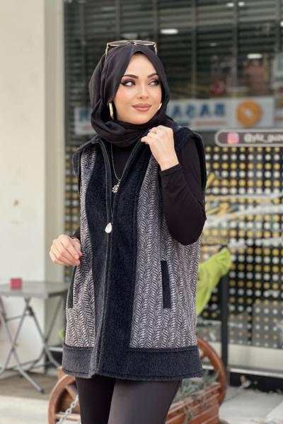 Gazella yelek  Siyah