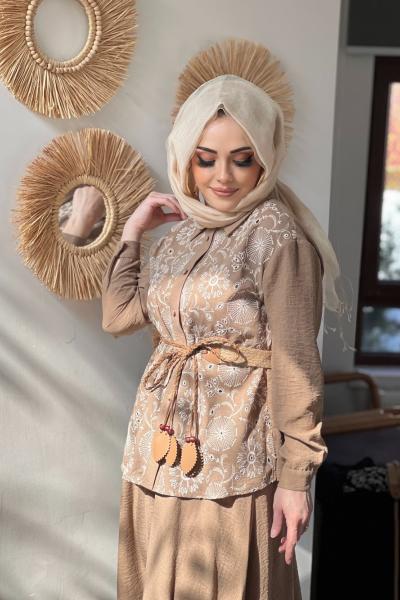 GAZZELLA  KETEN ETEKLİ TAKIM  Vizon