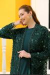 GAZZELLA PULLU ABAYA  Yeşil