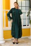 GAZZELLA PULLU ABAYA  Yeşil