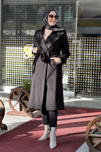 iPEKTEN KABAN BELDEN BAĞLAMALI Siyah