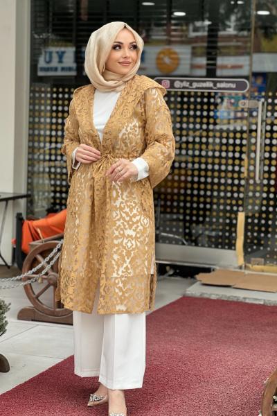 İthal yakma dokuma kap  Camel
