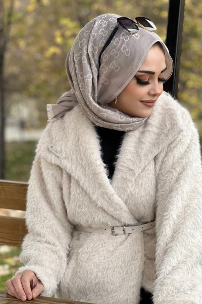 KREM KEMER DETAYLI KABAN  Ekru