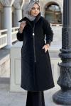 KREM SPOR ANORAK MONT  Siyah
