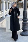 KREM SPOR ANORAK MONT  Siyah