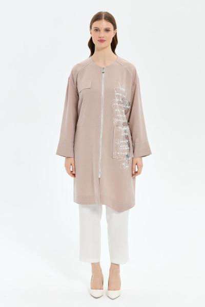 MÜSEMMA BÜYÜK DAMLA KAP Bej