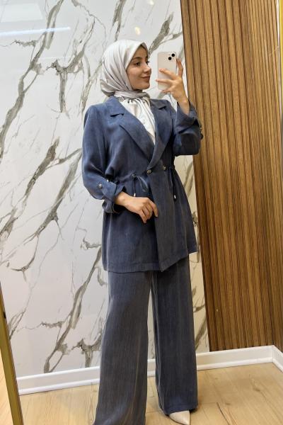 OTTO İPEK TENSEL TAKIM Lacivert