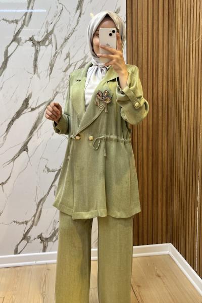 OTTO İPEK TENSEL TAKIM Su Yeşili