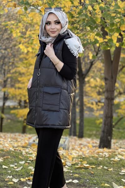 OTTO ŞİŞME YELEK  Siyah