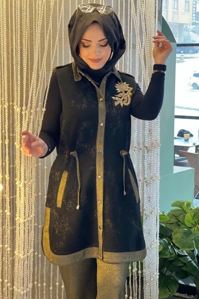 OTTO SİMLİ YELEK TAKIM  Gold