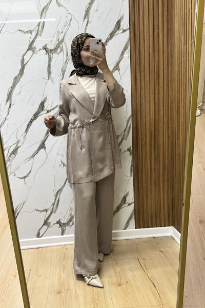 OTTO  TENSEL CUPRA İKİLİ TAKIM Krem