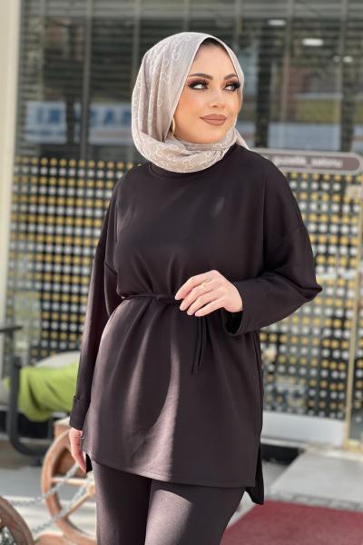 OYSHO TAKIM İPLİ MODEL  Siyah