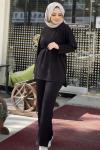 OYSHO TAKIM İPLİ MODEL  Siyah