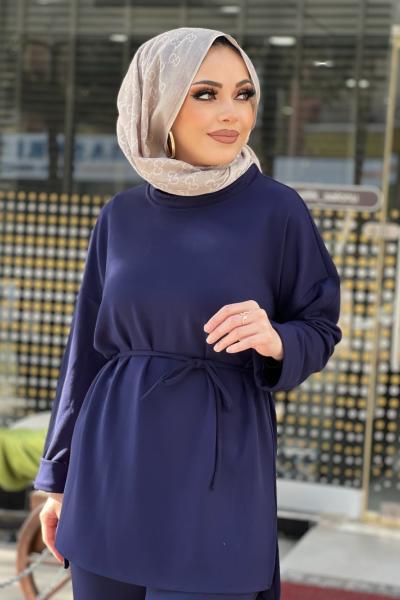 OYSHO TAKIM İPLİ MODEL  Lacivert