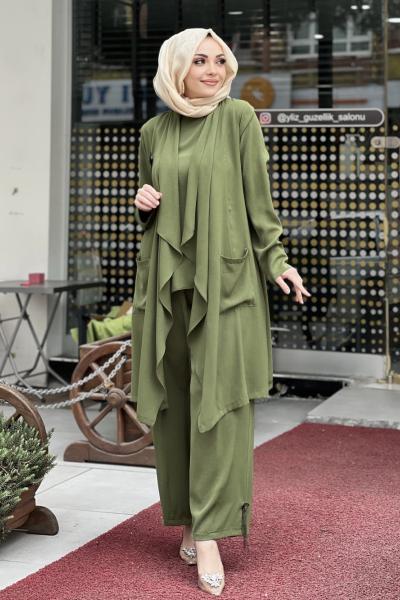 ŞAL YAKA TAKIM  Yeşil