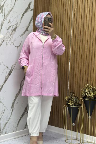 TAŞ BASILI TASARIM  KAP  Pembe