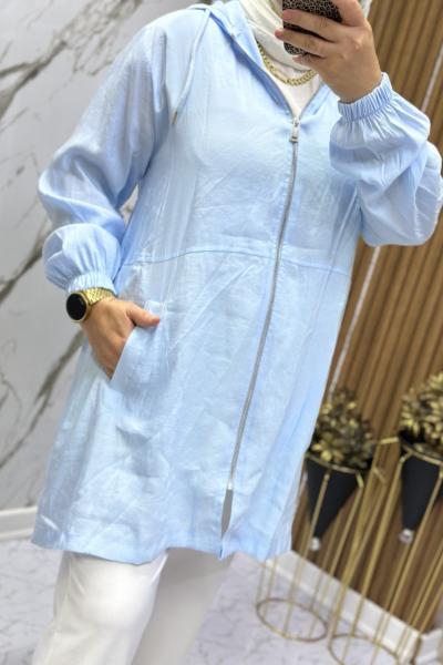 TAŞ BASILI TASARIM  KAP  Bebe Mavisi