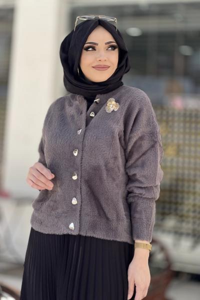 Yumoş hırka joyjoy Antrasit