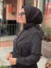 abiye ferace  Siyah