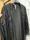 GAZZELLA abaya  TASARIM 2Lİ ABAYA  Siyah